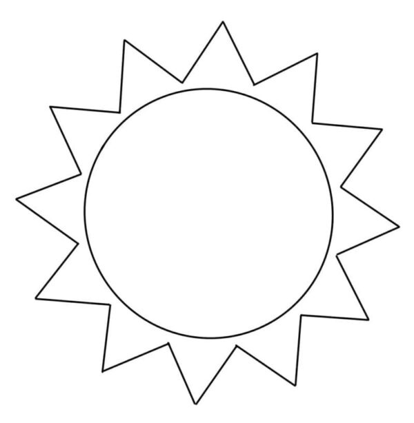 Free-Printable-Easy-Sun-coloring-page | The Center Project